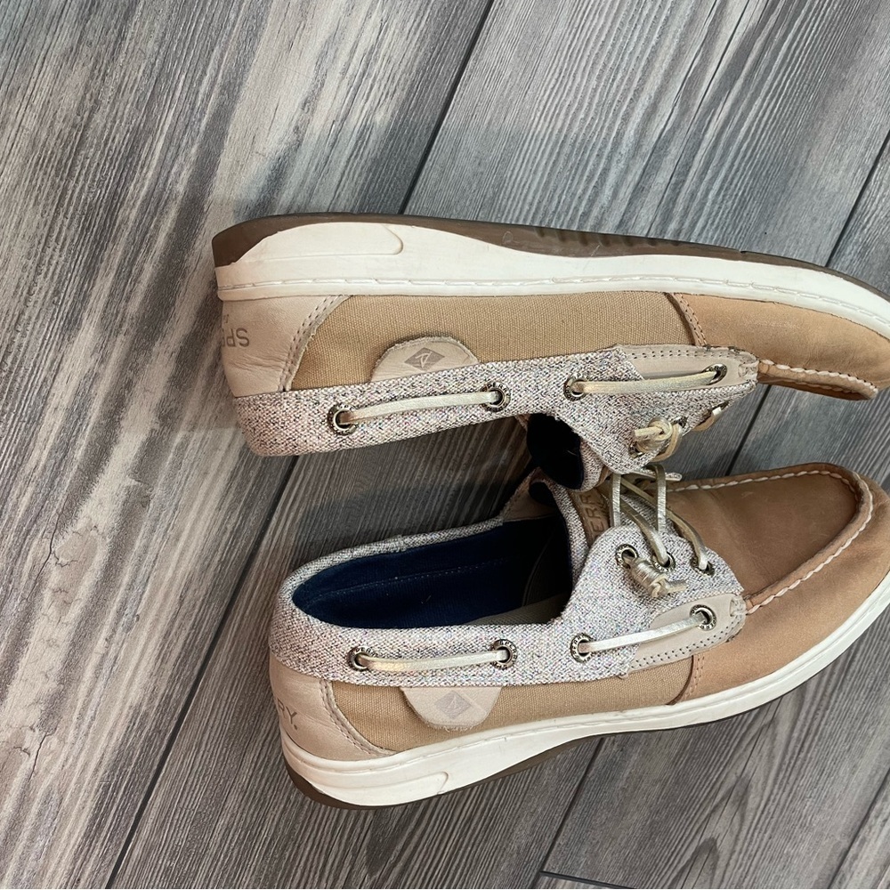 Sperry Boat Shoe Sparkly Shoes Women's Size 8.5 EUC Sparkly Women’s Shoes - Picture 3 of 8